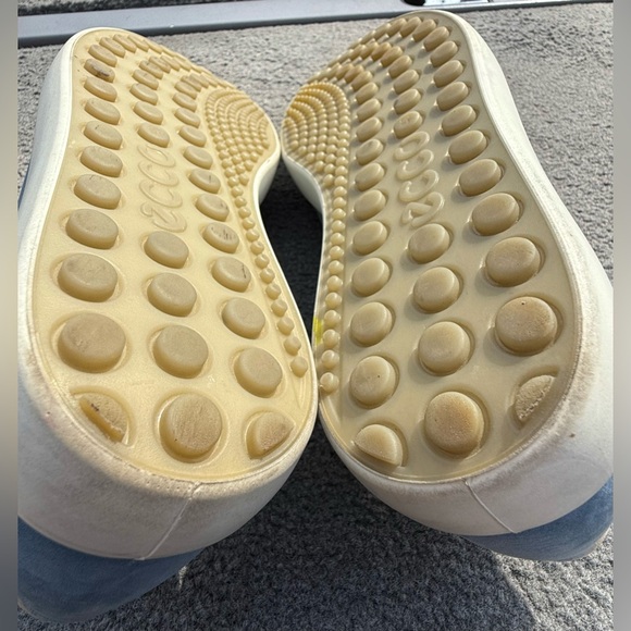 ECCO Women's Soft 7 Sneaker Grey Blue Nubuck Size 9 Very Good Condition sz 9. 40 - Picture 4 of 7